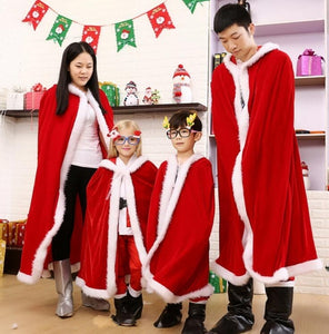 Romantic Christmas Cosplay Women Red Temptation Unique Cloak Stage Party Costume
