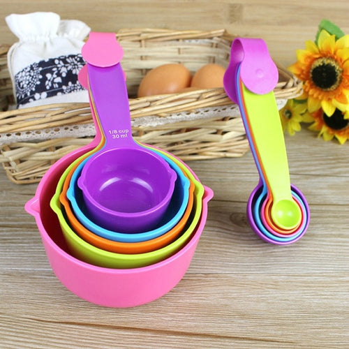 Super-Useful Colorful 5PCS Kitchen Tools Measuring Spoons