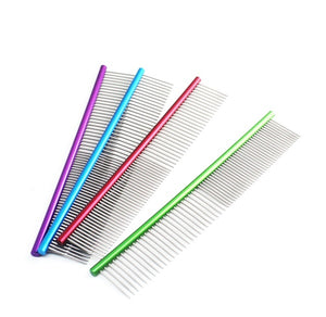 Pet Comb Professional Steel Grooming Comb Cleaning Brush