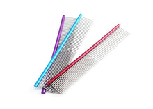 Load image into Gallery viewer, Pet Comb Professional Steel Grooming Comb Cleaning Brush