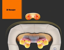 Load image into Gallery viewer, Electric U Shape Neck Back Shoulder Massager Body Infrared 3D Kneading Massage Muscle Stimulator Massager Machine