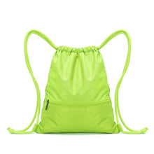 Load image into Gallery viewer, Travel Drawstring Storage Bag Waterproof Lightweight Swimming Gym Yoga School Backpack