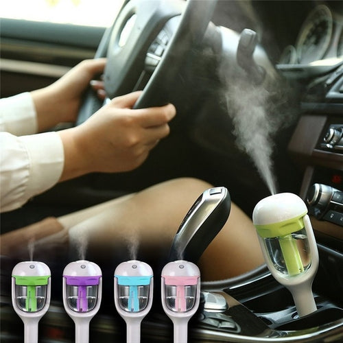 Car Humidifier Air Freshener Purifier Car Air Humidifier Aroma Oil Diffuser