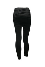 Load image into Gallery viewer, Women Long Pant Cotton Solid Color Sexy Skirted Leggings Casual Pants