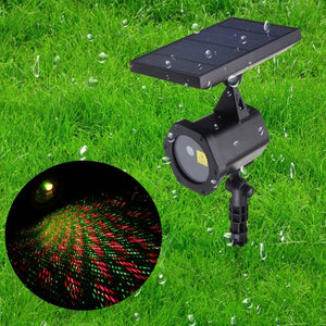 Outdoor LED Laser Projector Solar Light Home Garden Party Christmas Lights Waterproof