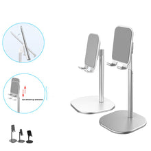Load image into Gallery viewer, Universial Alumium Desk Stand for Cell/Moile Phone Tablet Holder