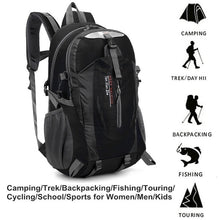 Load image into Gallery viewer, 40L Outdoor Travel Backpack Sports Bag Camping Backpack Hiking Rucksack Students Backpack Water Resistant Hiking Bag Men Women