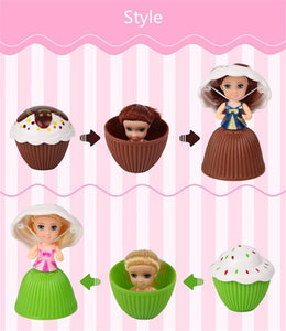 Surprise Cup Cake Princess Doll Deformable Dolls Color Random
