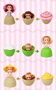 Surprise Cup Cake Princess Doll Deformable Dolls Color Random