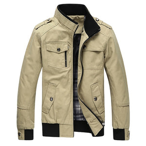 Mountainskin Casual Men's Jacket Spring Army Military Jacket