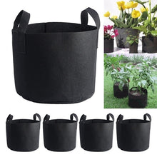 Load image into Gallery viewer, 1/2/3/5/7/10 Gallon Vegetable Plants Pot Growing Container Flower Planting Black Aeration Bag