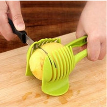 Load image into Gallery viewer, Potato Food Tomato Onion Lemon Vegetable Fruit Slicer Egg Peel Cutter Holder