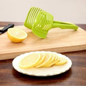 Potato Food Tomato Onion Lemon Vegetable Fruit Slicer Egg Peel Cutter Holder