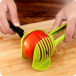 Potato Food Tomato Onion Lemon Vegetable Fruit Slicer Egg Peel Cutter Holder
