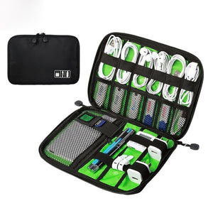 USB Cable Earphone Storage Bag Flash Drive Organizer Digital Gadget Holder