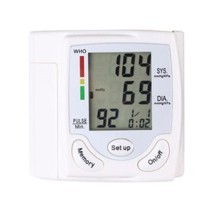 Automatic Medical Home Health Care Arm Meter Pulse Wrist Blood Pressure Monitor