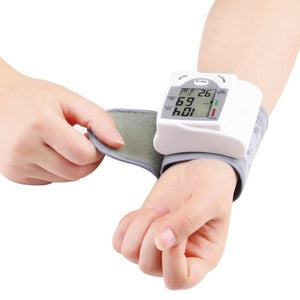Automatic Medical Home Health Care Arm Meter Pulse Wrist Blood Pressure Monitor