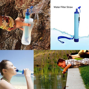 Outdoor Portable Water Purifier Camping Hiking Emergency Life Survival Water Filter