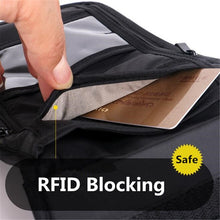 Load image into Gallery viewer, RFID Blocking Passport Card Holder Neck Stash Pouch Security Travel Wallet Bag