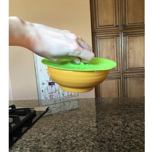 Set of 5 silicone Microwave bowl cover cooking pot pan lid Cover-Silicone food wrap cooking tools