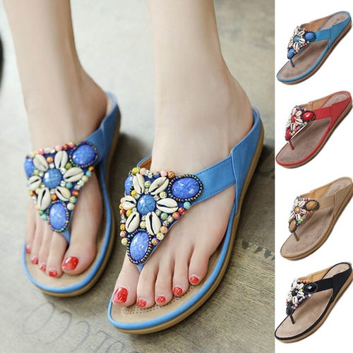 Women Bohemian Sandals Beach Shoes