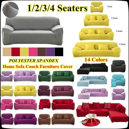 Sofa Sets Plush Elasticity Tight Package All-inclusive Cover Cloth 4 Size