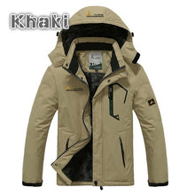 Load image into Gallery viewer, Winter Jacket Men Thick Velvet Warm Coat Windproof Hoodied Jacket