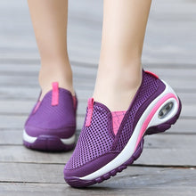 Load image into Gallery viewer, Womens Casual Sport Breathable Mesh Shoes Fashion Air Cushion Non-slip Running Shoes