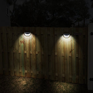 1/2/4 Packs IP65 Solar Powered Wireless Light Waterproof Lamp with 6 LEDs Light Sensor Auto on&off