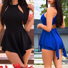Load image into Gallery viewer, Women Elegant Jumpsuits &amp; Rompers Casual Cotton Sexy Ladies Cocktail Club Party Shorts Bodysuit