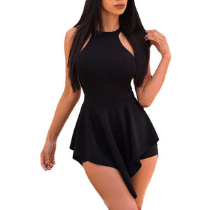Women Elegant Jumpsuits & Rompers Casual Cotton Sexy Ladies Cocktail Club Party Shorts Bodysuit