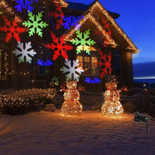 Load image into Gallery viewer, Christmas Decoration LED Snowflake Projector Light White And Multicolor Snowflake