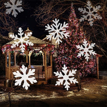 Load image into Gallery viewer, Christmas Decoration LED Snowflake Projector Light White And Multicolor Snowflake