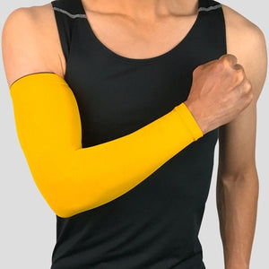 Sports Arm Sleeves Protector Golf Basketball Cycling UV Warmers Elbow Protector Pad Covers