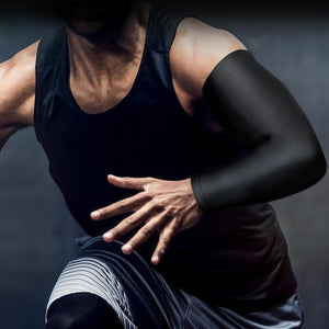 Sports Arm Sleeves Protector Golf Basketball Cycling UV Warmers Elbow Protector Pad Covers