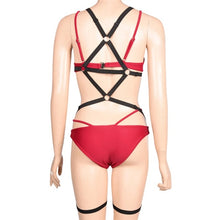 Load image into Gallery viewer, Black Whole Body New Women Body Harness Bra Cage Top Lingerie Adjusta e Si Winners