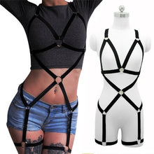 Load image into Gallery viewer, Black Whole Body New Women Body Harness Bra Cage Top Lingerie Adjusta e Si Winners