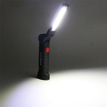 Load image into Gallery viewer, Outdoor Lighting Camping Convenient Magnetic Head Design LED COB Rechargeable Work Light