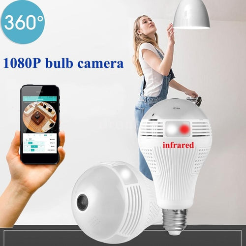 360°Bulb Camera Security Mini Wireless Lamp