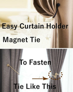 Curtain Bandage Minimalist Creative Magnet Curtain Buckle Ring Hook Wall Hook Bandage Curtain Clip Free Punch