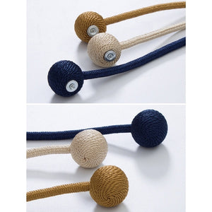 Curtain Bandage Minimalist Creative Magnet Curtain Buckle Ring Hook Wall Hook Bandage Curtain Clip Free Punch