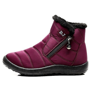 Unisex Warm Waterproof Cotton Shoes Nylon Snow Boots