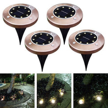 Load image into Gallery viewer, 5/8/12LED Solar Power Buried Light Under Ground Lamp Outdoor Path Way Garden Lawn Yard Outdoor Lighting
