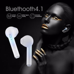 I7S Wireless Earphone Bluetooth Headset In-Ear Earbud with Mic for IPhone 8 7 Plus 7 6 6s 5s for Samsung