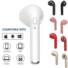 Load image into Gallery viewer, I7S Wireless Earphone Bluetooth Headset In-Ear Earbud with Mic for IPhone 8 7 Plus 7 6 6s 5s for Samsung
