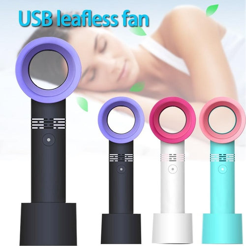 Mini Portable USB Powered Wireless Bladeless Fan