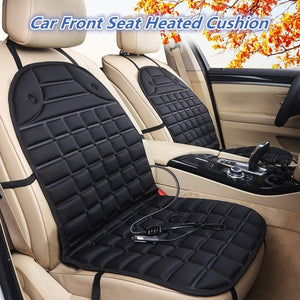 Universal 12V Car Front Seat Heated Cushion Winter Warmer Cover