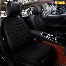 Load image into Gallery viewer, Universal 12V Car Front Seat Heated Cushion Winter Warmer Cover