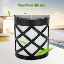 Load image into Gallery viewer, 4pcs Waterproof Solar Power LED Light Wall-mounted Lamp For Garden Path Courtyard Fence