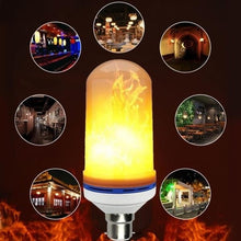 Load image into Gallery viewer, 4 Modes Gravity Sensor Fire Light Bulb LED Flame Effect Natural Light E27 Flickering Holiday Decoration (4pcs)